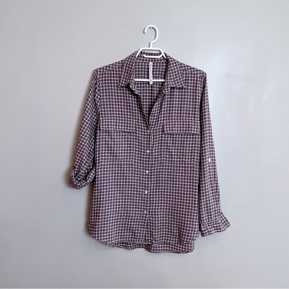 Babaton Utility Blouse in Plaid